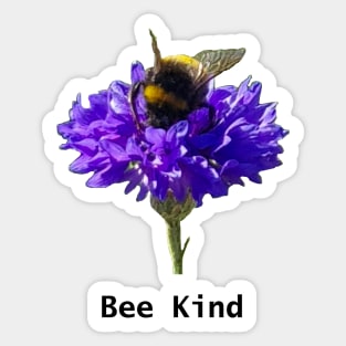 Honey Bee says Bee Kind for Positivity Sticker